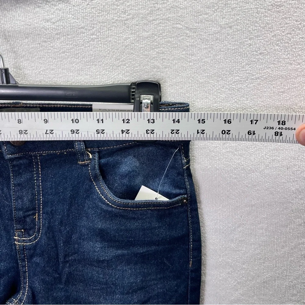 Lucky Brand Zoe Skinny Jeans Girls 16 kids‎ Blue Denim Stretch NWT 2658